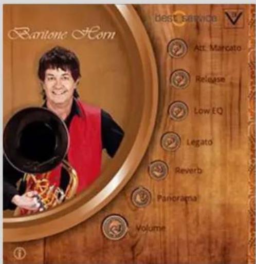 Baritone Horn best service Att. Marcato Release Low EQ Legato Reverb Panorama Volume