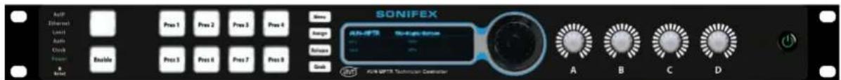 SONIFEX AOS-PTS No-Light Pulse AOS-PTS Technician Controller A B C D