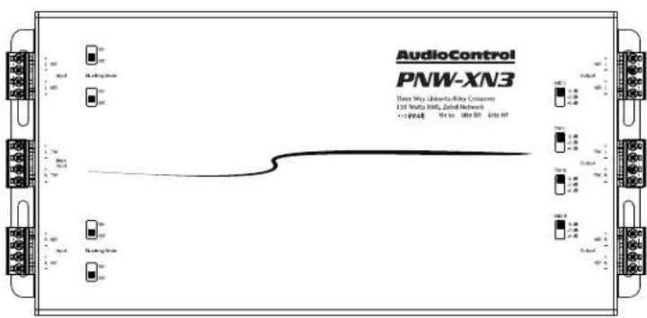 AudioControl PNW-XN3 Then Way Unicratic/Alte Consensus 130 Watts RMS, Zonal Network -240V 5.0Hz, 160 V 50Hz, 180 V 50Hz