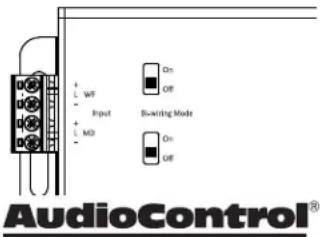 AudioControl® + WF - Input + MD On Off Biswiring Mode On Off