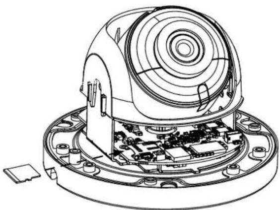 ACTi A76 - Step 3: Insert the Memory Card - 1