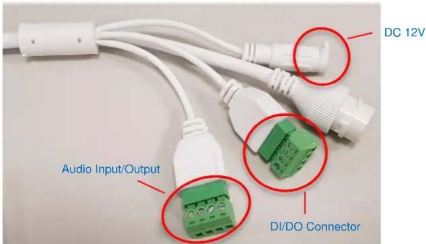 DC 12V Audio Input/Output DI/DO Connector