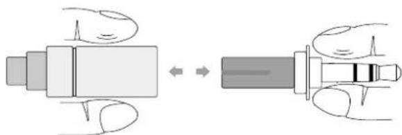 FiiO FF3S - How to Attach and Detach the Interchangeable Connector How to change the headphone plug? - 2