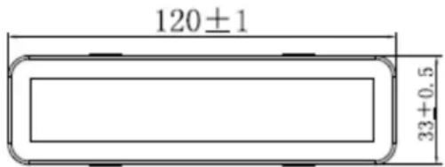 120±1 33±0.5