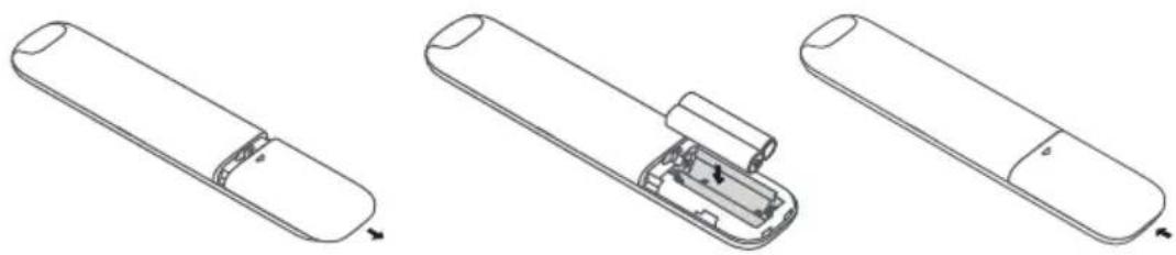 FFalcon FF55U64 - - Installing Batteries - 1
