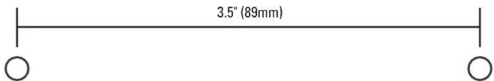 3.5" (89mm)