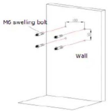 M6 swelling bolt Wall