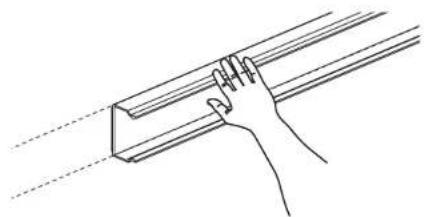 Mount-It! MI-7285 - Stick the Channels to the Wall - 1