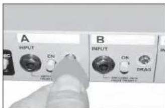 A INPUT ON B INPUT ON BRAG