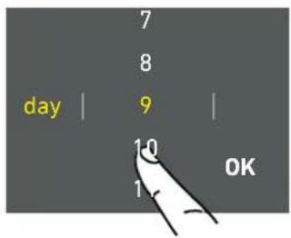 day | 7 8 9 10 1 OK