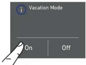 i Vacation Mode On Off