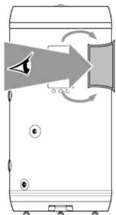 DAIKIN EKHWS300BA3Z2 - Connections to be made in the domestic hot water tank electrical box - 1