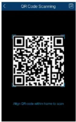 QR Code Scanning Align QR code within frame to scan