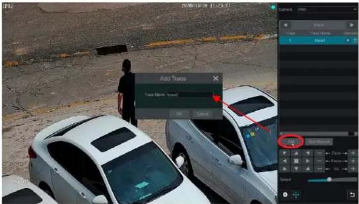 Add Trace Trace Name Input OK Cancel Action Trace Trace Name Control 1 Add Sub-Stream