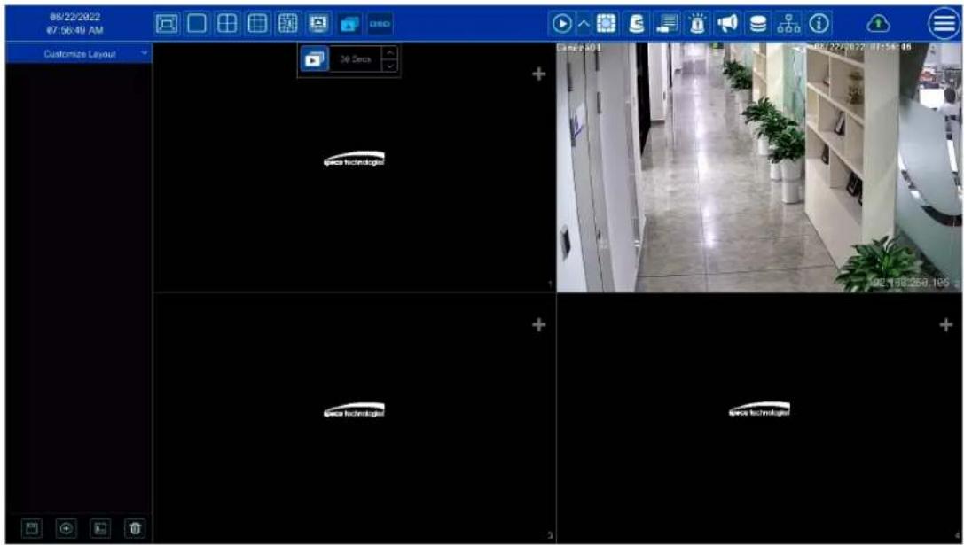 88/22/2022 @7:56:49 AM Customize Layout 30 Secs Space Technology Space Technology Space Technology 02/22/16:27 01:56:48 02:16:25:165