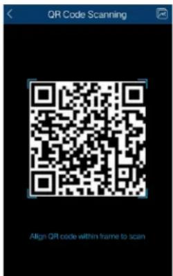 QR Code Scanning Align QR code within frame to scan