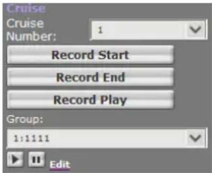 Cruise Cruise Number: 1 Record Start Record End Record Play Group: 1:1111 Edit