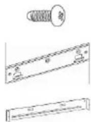 Technical diagram showing a screw and its cross-section with dimension annotations
