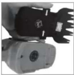 BLAUPUNKT CT2010 - Change from grass blade to hedge blade: - 1