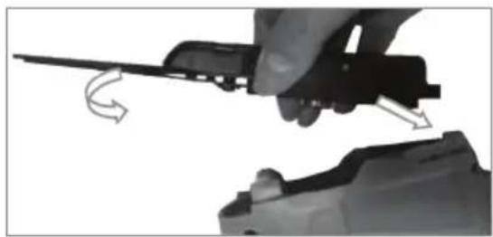BLAUPUNKT CT2010 - Change from grass blade to hedge blade: - 2