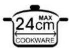 Imarflex IDX-1750T - SUITABLE COOKWARES: - 1