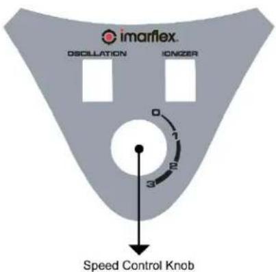 imarflex DISCILLATION IONIZER 0 1 2 3 Speed Control Knob