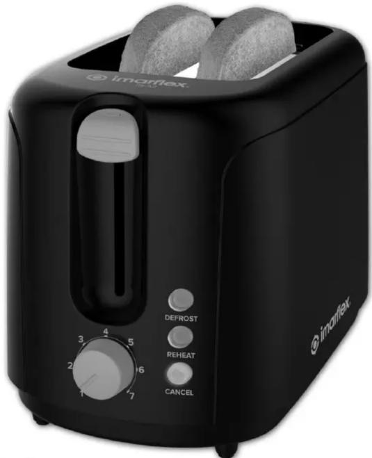 Imarflex IS-52 - 2-slice Pop-up TOASTER - 1