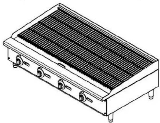 Atosa ATRC-36 - 4.1、Outline Dimensions (inch) ^* - 5