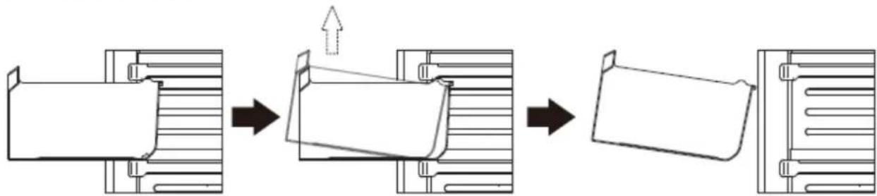 Heinner HCNF-HM293XE++ - Detaşarea sertarului inferior - 1