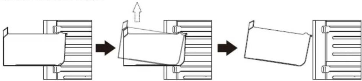 Heinner HCNF-HM293XE++ - Disassemble the bottom drawer - 1