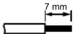 RADEMACHER 9471-3 - Minimum length of insulation stripped - 1