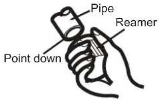 Pipe Reamer Point down