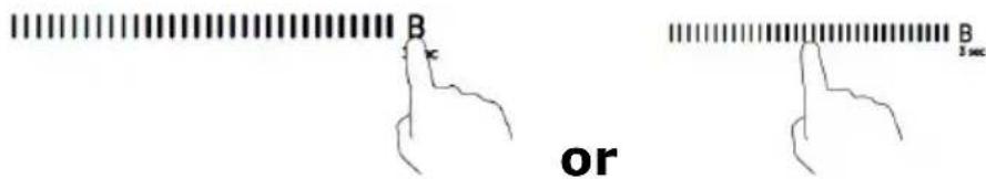B or B 3 sec