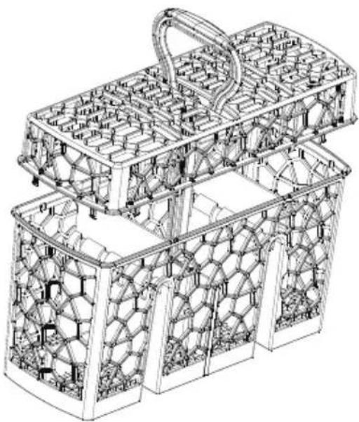 IBERNA IDIH 1L952-80 - Cutlery basket - 1