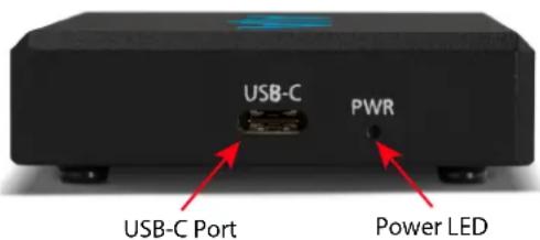 USB-C PWR USB-C Port Power LED