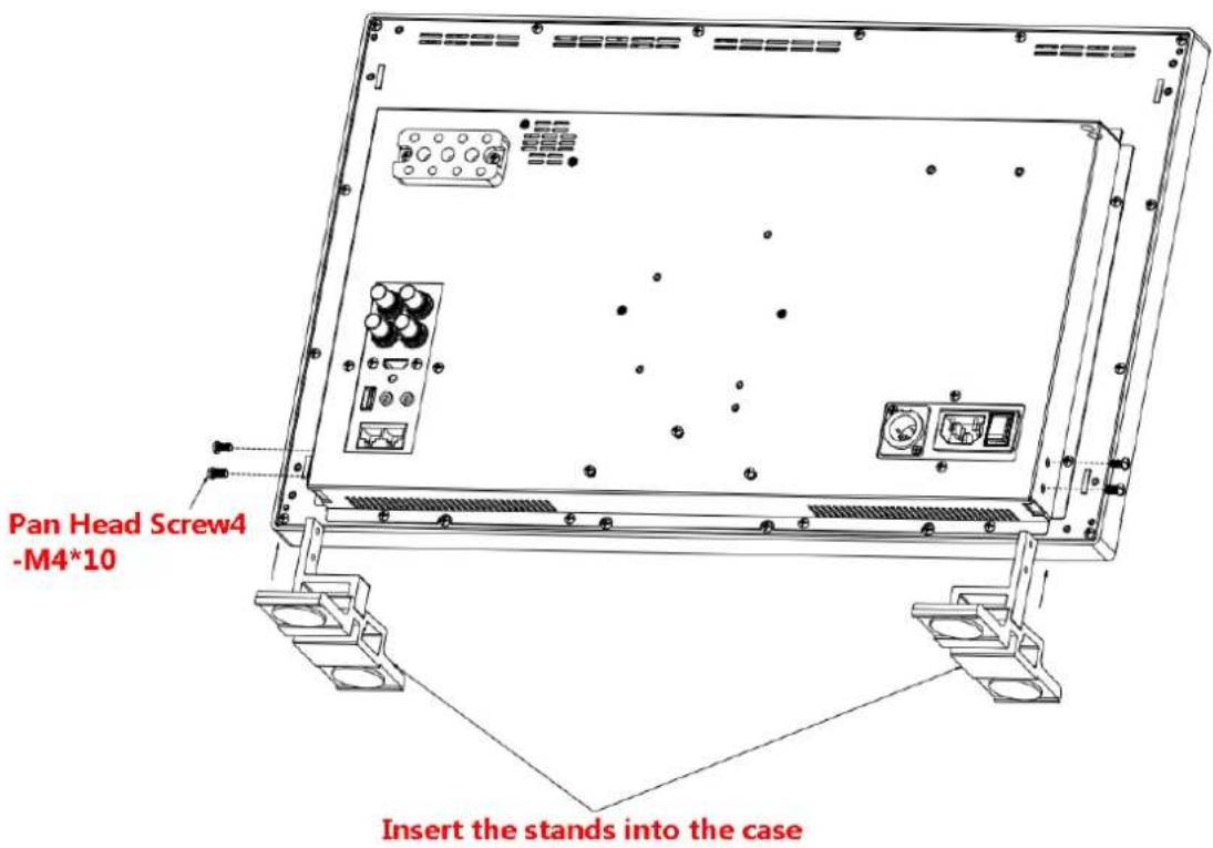 Pan Head Screw4 -M4*10 Insert the stands into the case