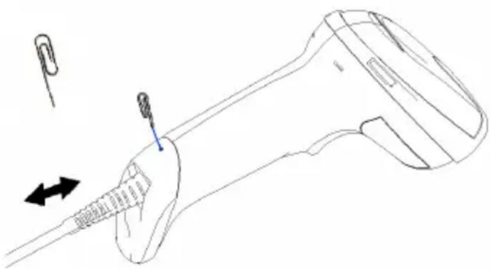 Wasp WDI9600 - DISCONNECTING THE CABLE - 2