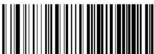 Black and white barcode image with vertical lines and a small number '1' at the bottom