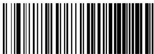 Black and white barcode image with vertical lines and a small number '1' at the bottom right.