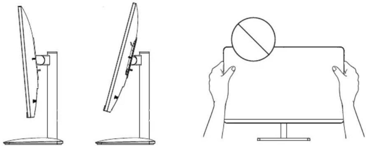 Kogan KAMN24F18VA - Adjusting the angle of the monitor - 1