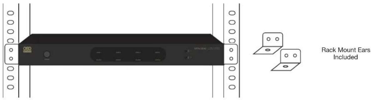 Rack Mount Ears Included
