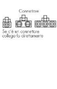 Connectore Se c'è un connertore collegato direttamente