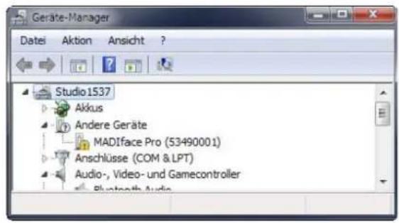 RME MADIface Pro - Class Compliant Mode under Windows and Mac OS X - 1