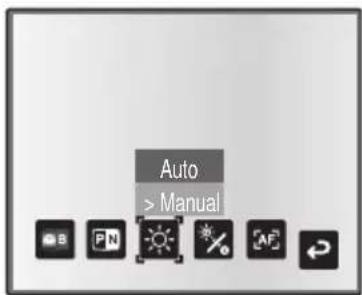 Auto > Manual