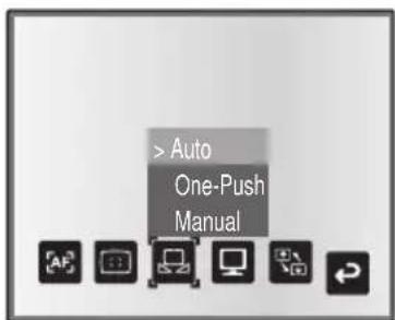 > Auto One-Push Manual