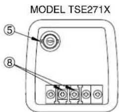MODEL TSE271X ⑤ ⑧