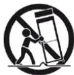 Elmo PX-30 - ■ A product and cart combination should be moved with care. Quick stops, excessive force, and uneven surfaces may cause the product and cart combination to overturn. - 1