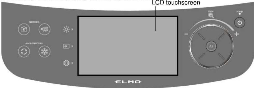 LCD touchscreen ELMO