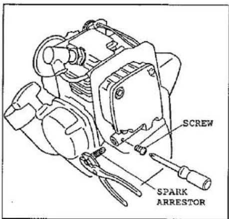 SCREW SPARK ARRESTOR