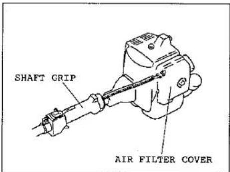 SHAFT GRIP AIR FILTER COVER